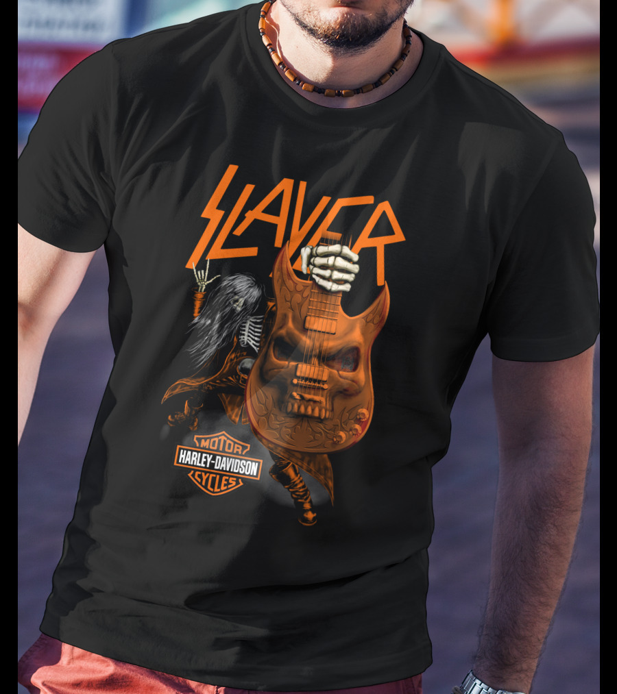 Slayer Harley Davidson Motor Cycles T-Shirt