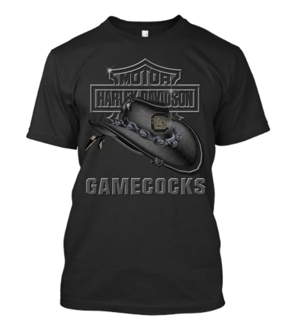 Harley Davidson South Carolina Gamecocks Hat T-Shirt
