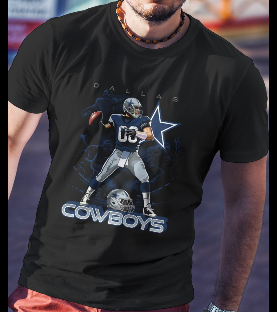 Dallas Cowboys Football Star Iconography T-Shirt