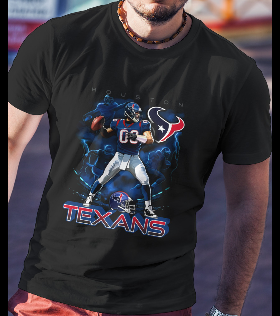Houston Texans Football Player T-Shirt