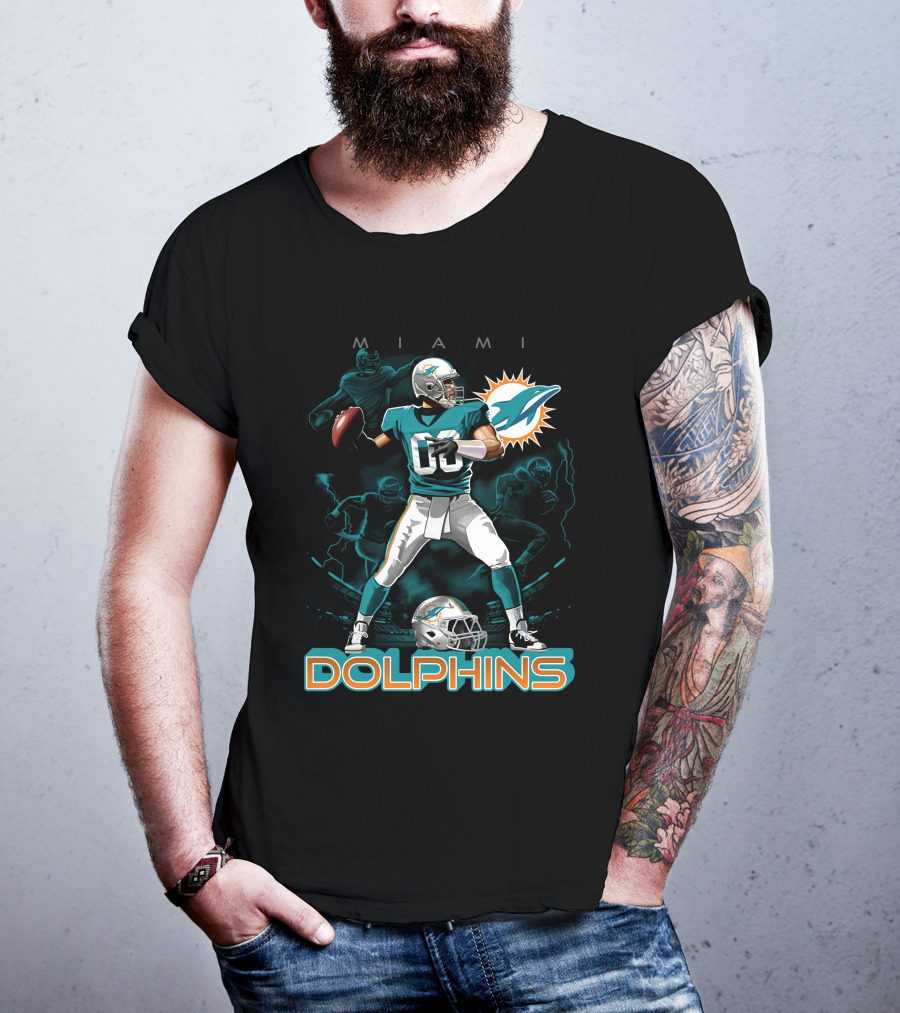 Miami Dolphins 13 Quarterback Football Legends T-Shirt