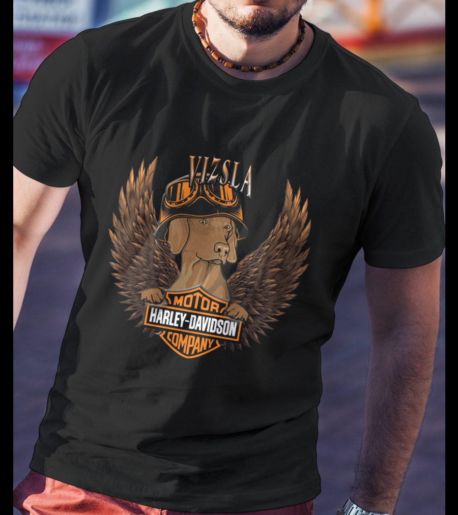 Harley Davidson Vizsla Wings Motor Company T-Shirt