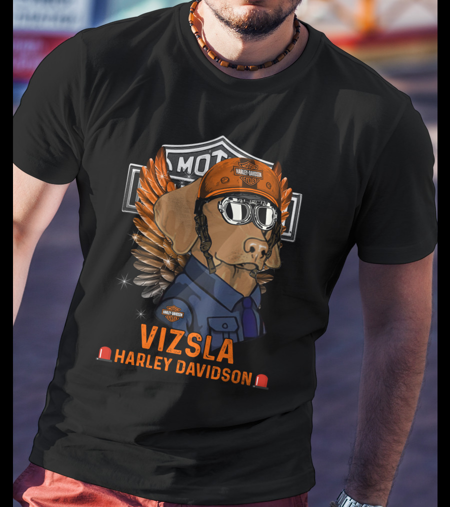 Vizsla Harley Davidson Motorcycles 140 T-Shirt