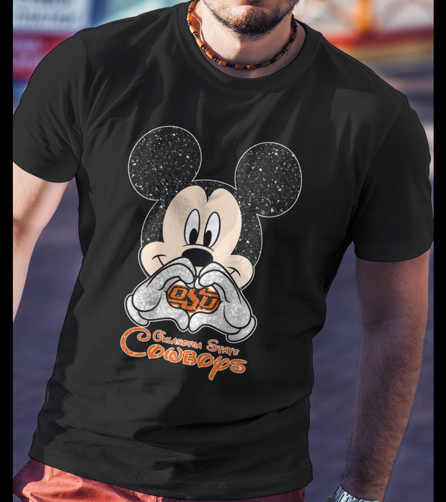 Mickey O S U Oklahoma State Cowboys T-Shirt