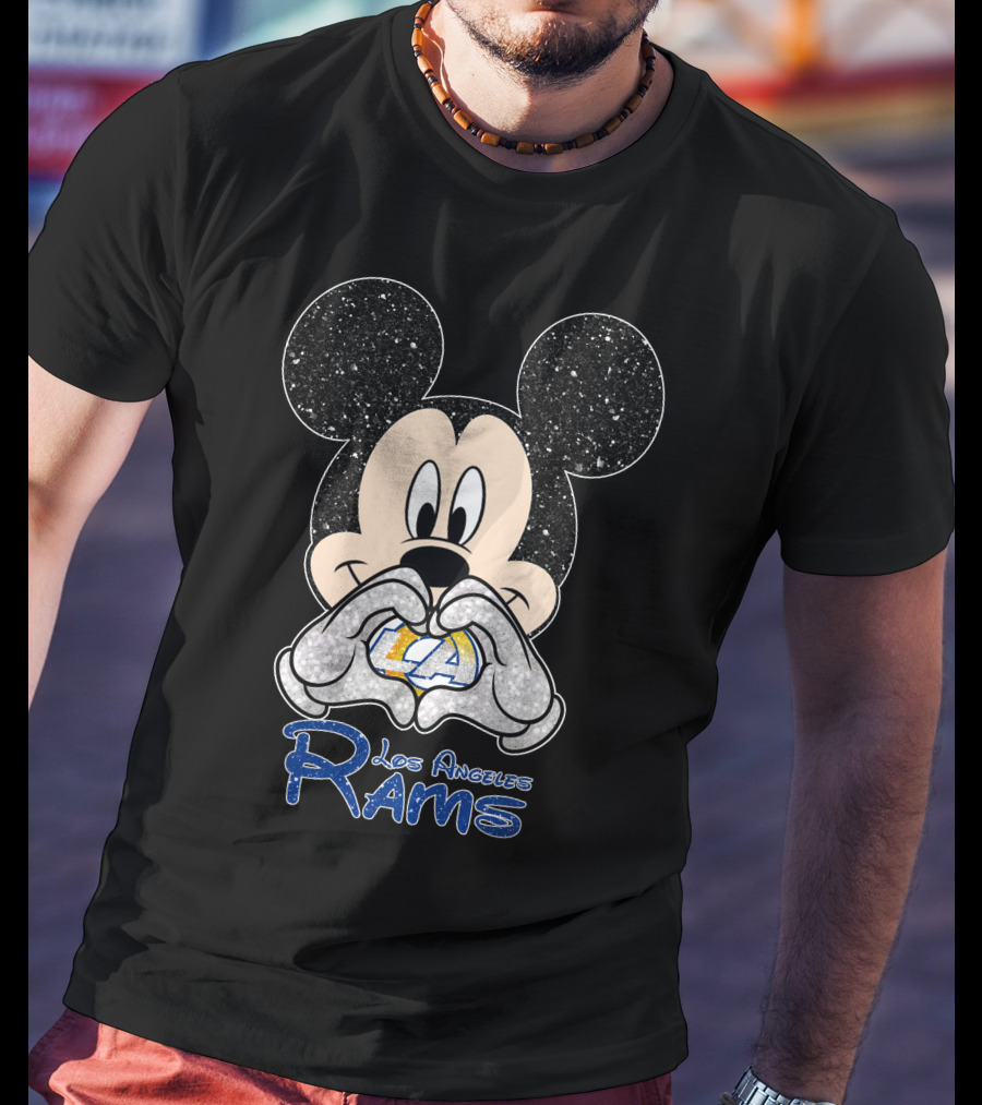 Mickey Los Angeles Rams LA T-Shirt