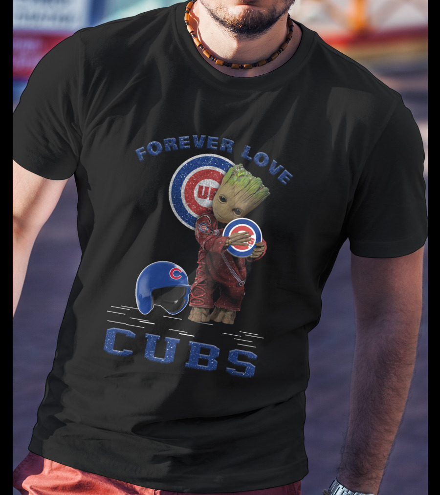 Forever Love Cubs MLB Groot Fan T-Shirt