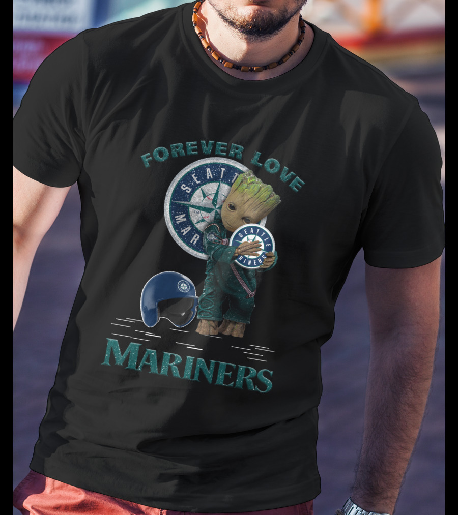 Forever Love Groot Seattle Mariners MLB Fans T-Shirt