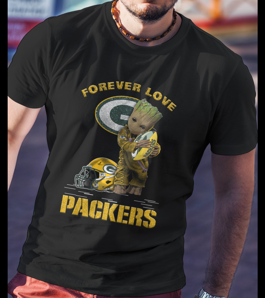 Forever Love Packers Groot Green Bay T-Shirt