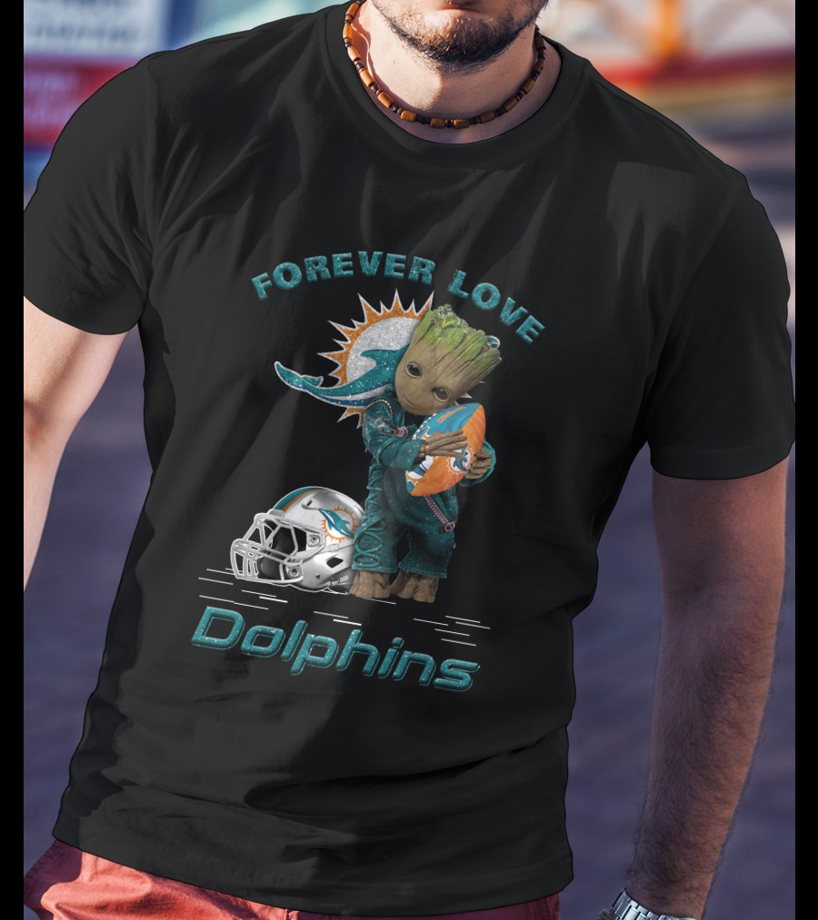 Forever Love Dolphins Groot Miami T-Shirt