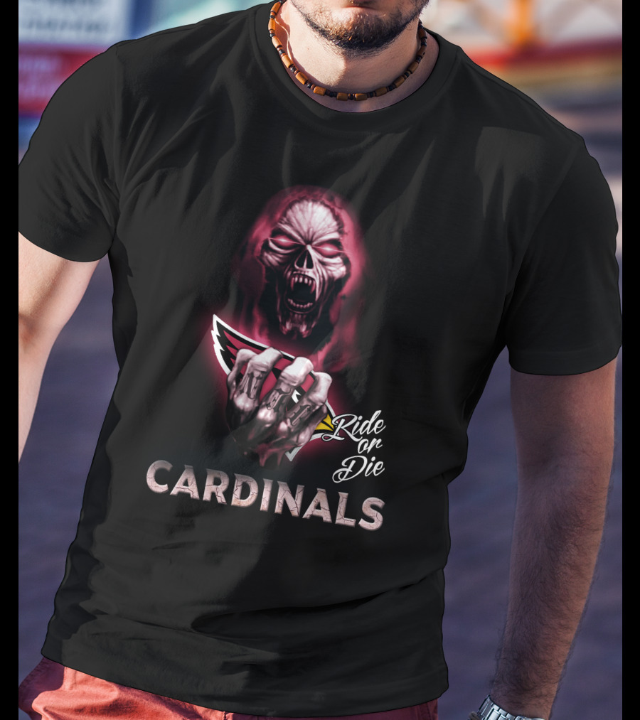 Nfl Arizona Cardinals Ride Or Die Fan 146 Hd0001 T-Shirt