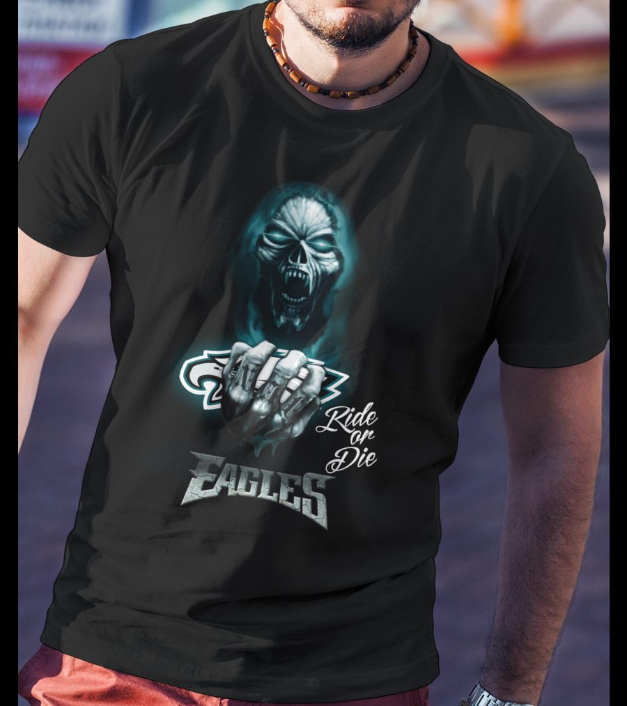 Nfl Philadelphia Eagles Ride Or Die Eagles 146 Hd0026 T-Shirt