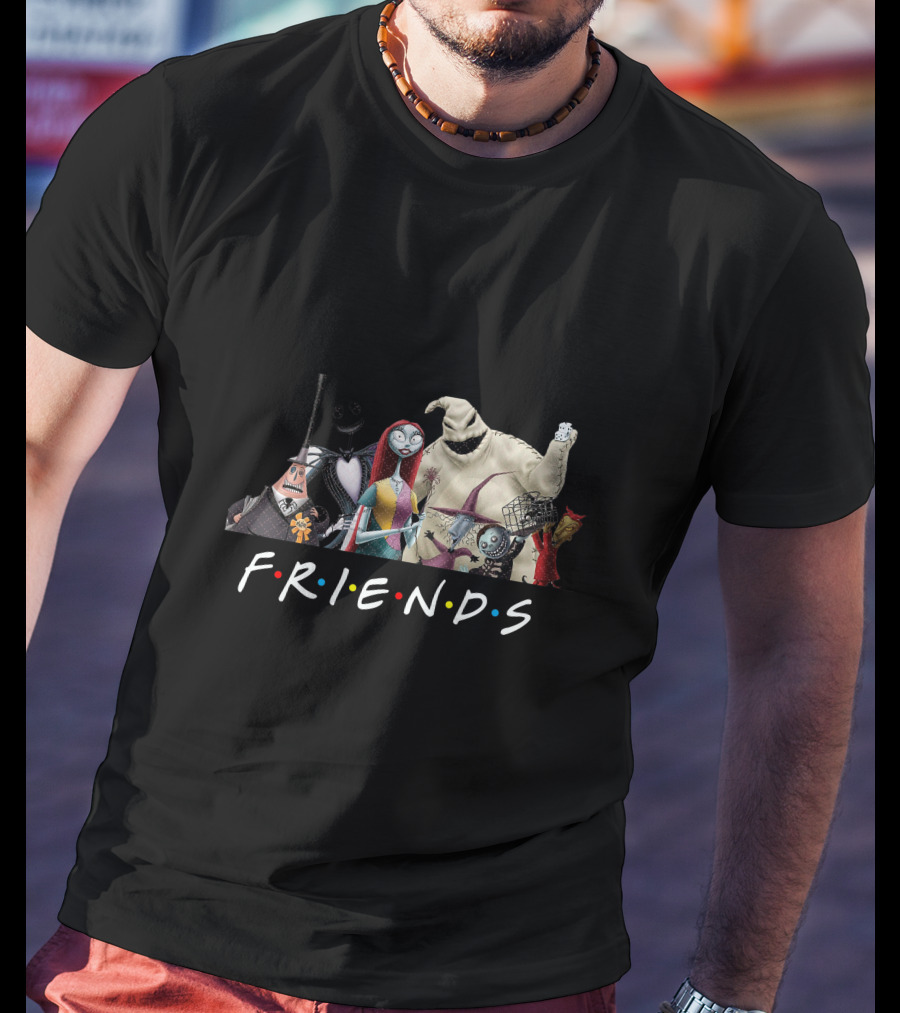 Friends Jack Sally Nightmare Before Christmas T-Shirt