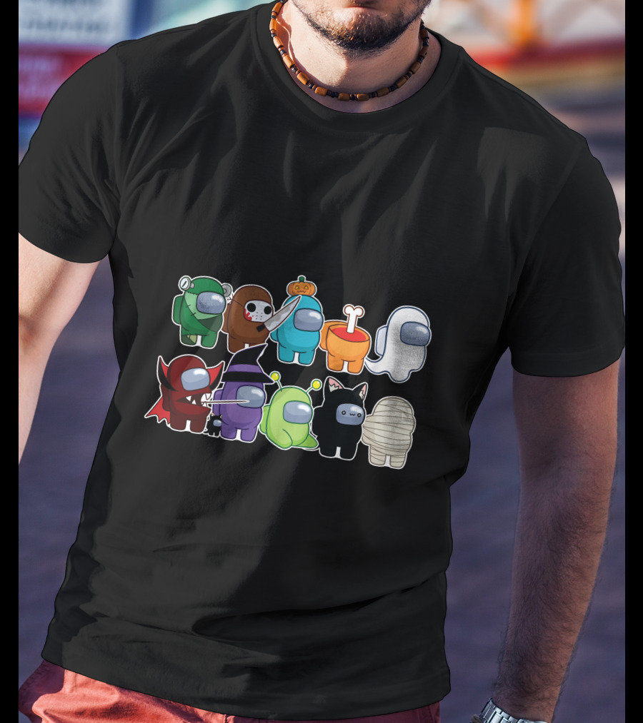Among Us Halloween Crewmates Costume Collection T-Shirt
