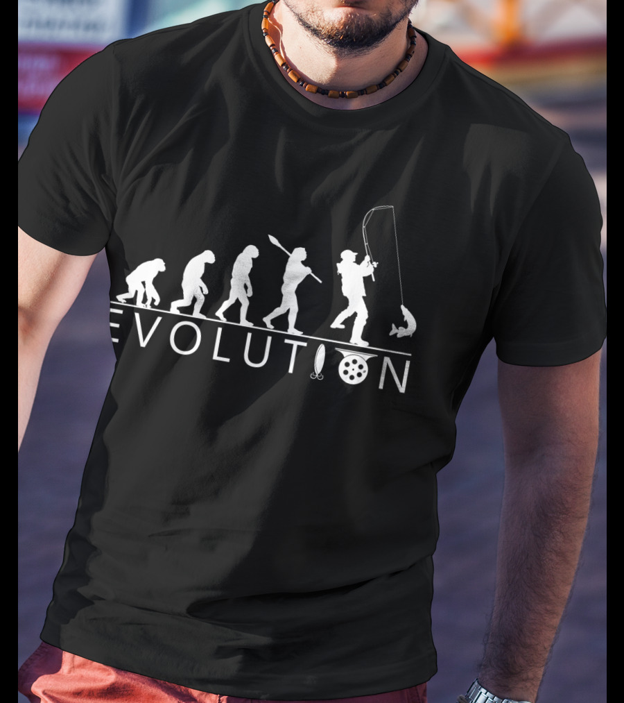 Evolution Fishing Rod Catching Reel T-Shirt