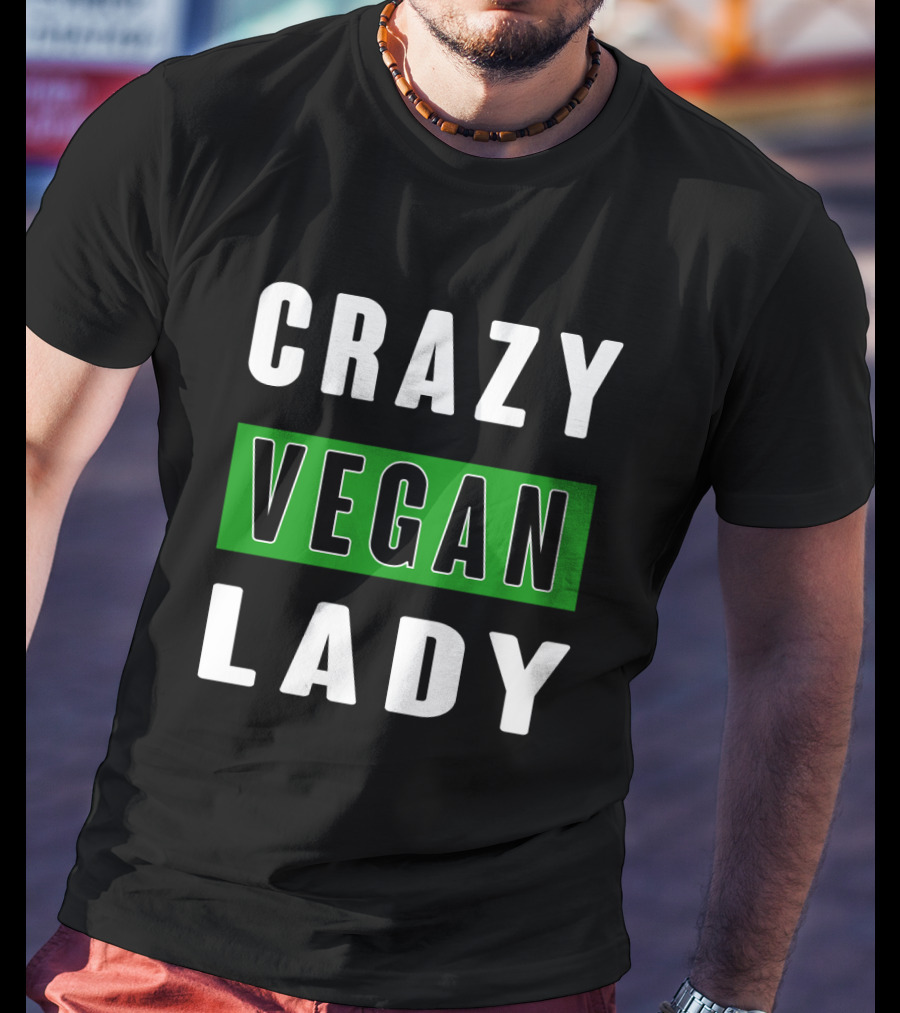 CRAZY VEGAN LADY T-Shirt