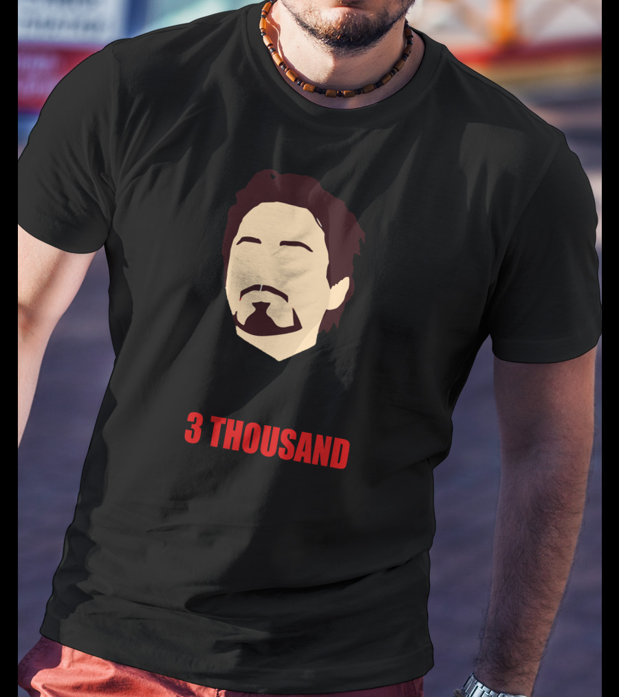 I Love U 3 Thousand Times Iron Man T-Shirt