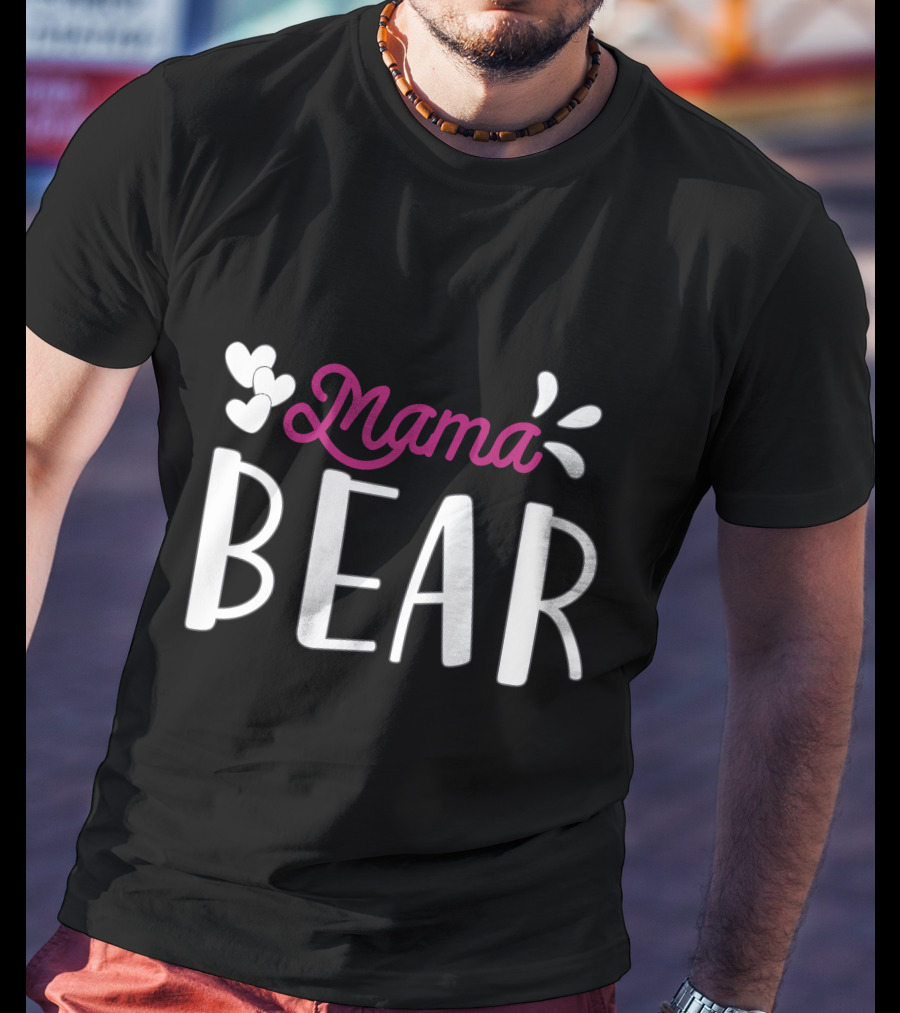 Mama Bear Heart Elements T-Shirt
