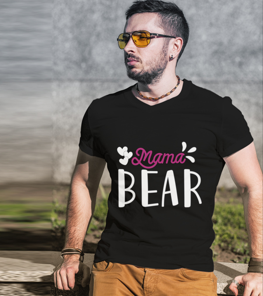 Mama Bear Heart Elements T-Shirt