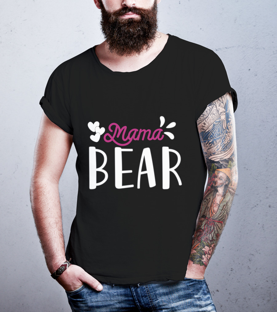 Mama Bear Heart Elements T-Shirt