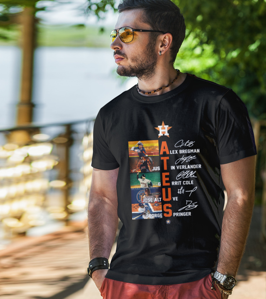 Houston Astros HA Hate Us Alex Bregman Justin Verlander Gerrit Cole Jose Altuve George Springer T-Shirt