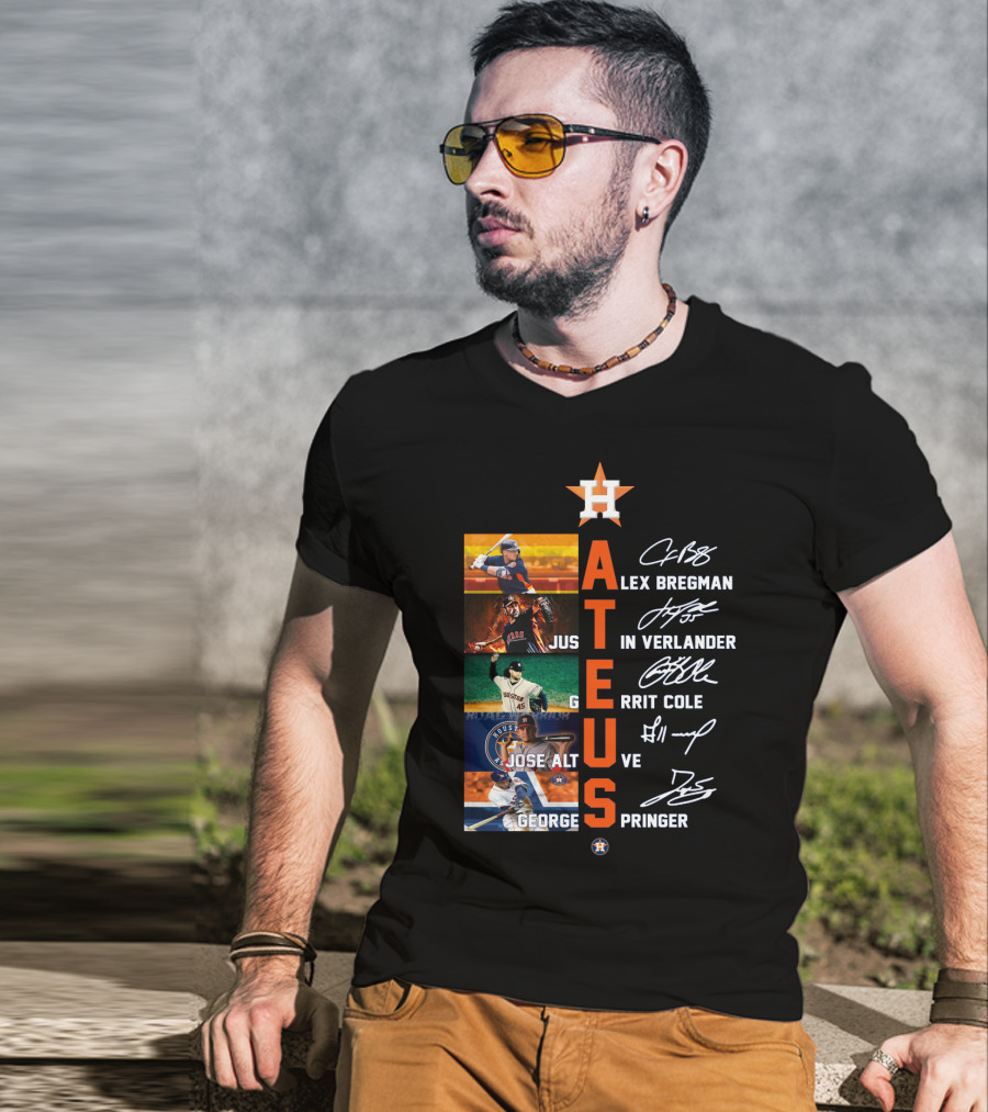 Houston Astros HA Hate Us Alex Bregman Justin Verlander Gerrit Cole Jose Altuve George Springer T-Shirt