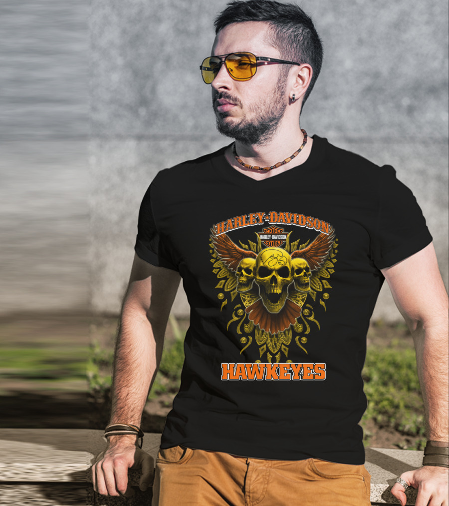Harley Davidson Hawkeyes T-Shirt