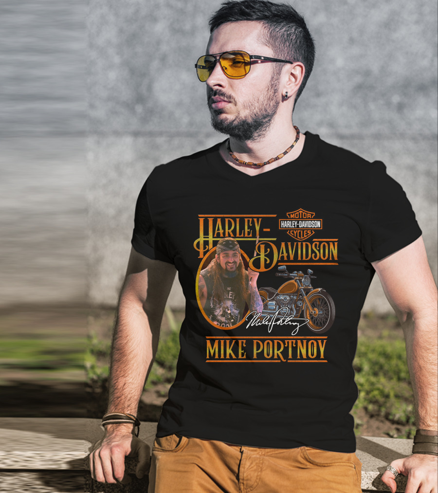 Harley Davidson Motor Cycles Mike Portnoy T-Shirt