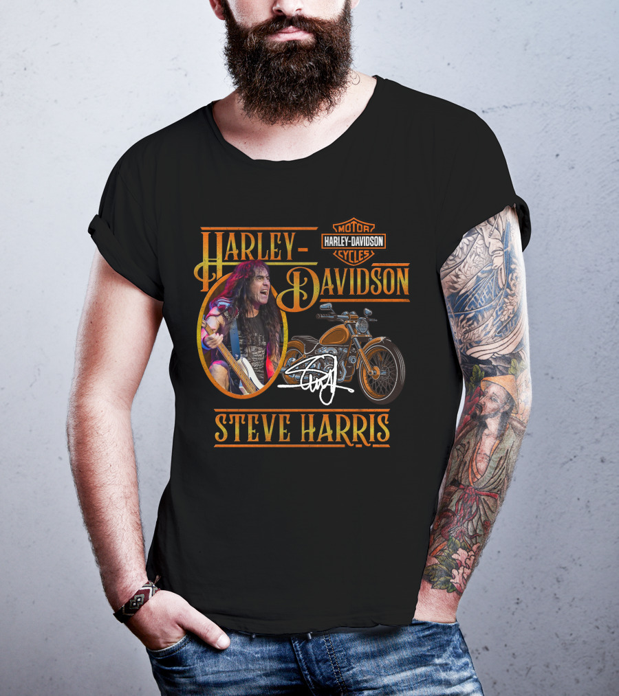 Harley Davidson Motorcycles Steve Harris T-Shirt