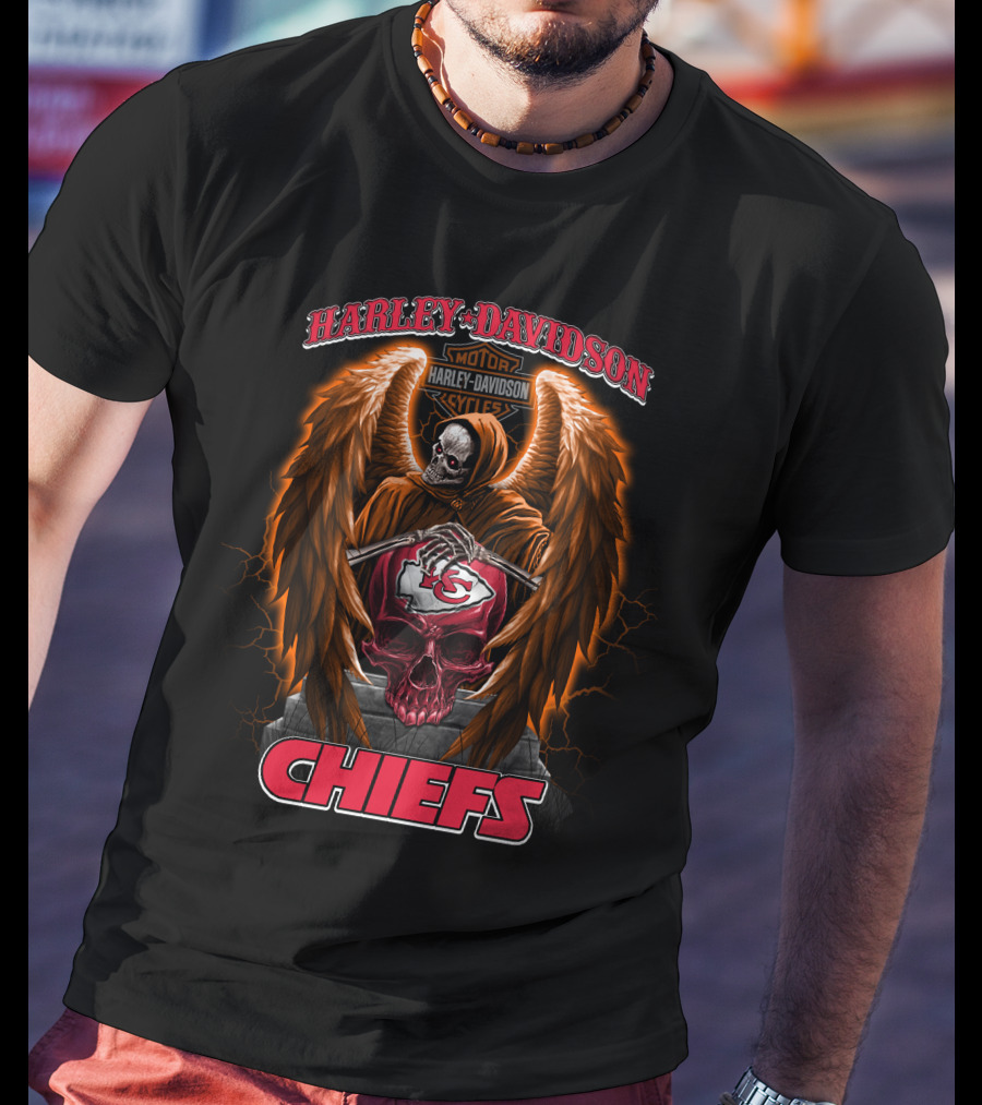 Harley Davidson Motor Cycles Chiefs T-Shirt