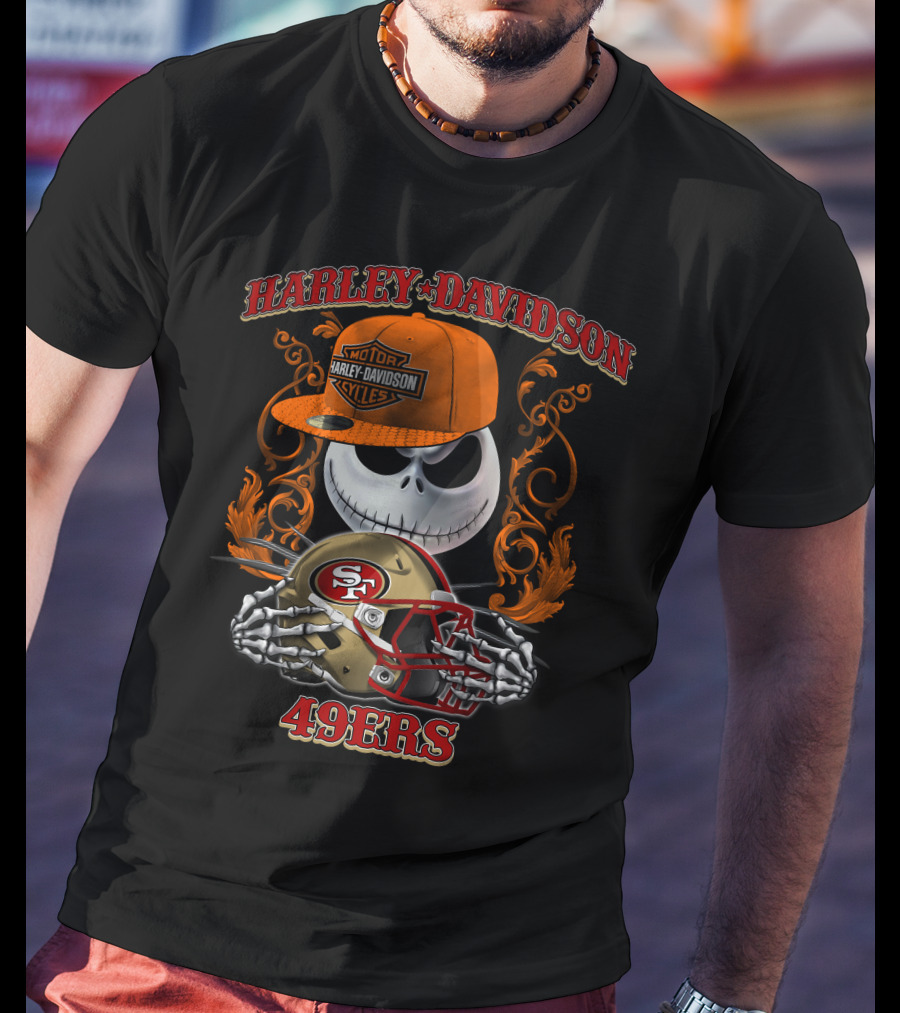 Harley Davidson Motorcycles 49ers T-Shirt