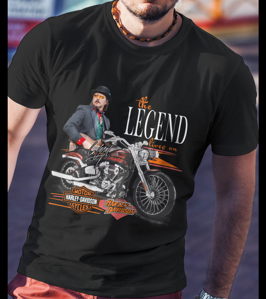 The Legend Lives On Harley Davidson Cycles T-Shirt