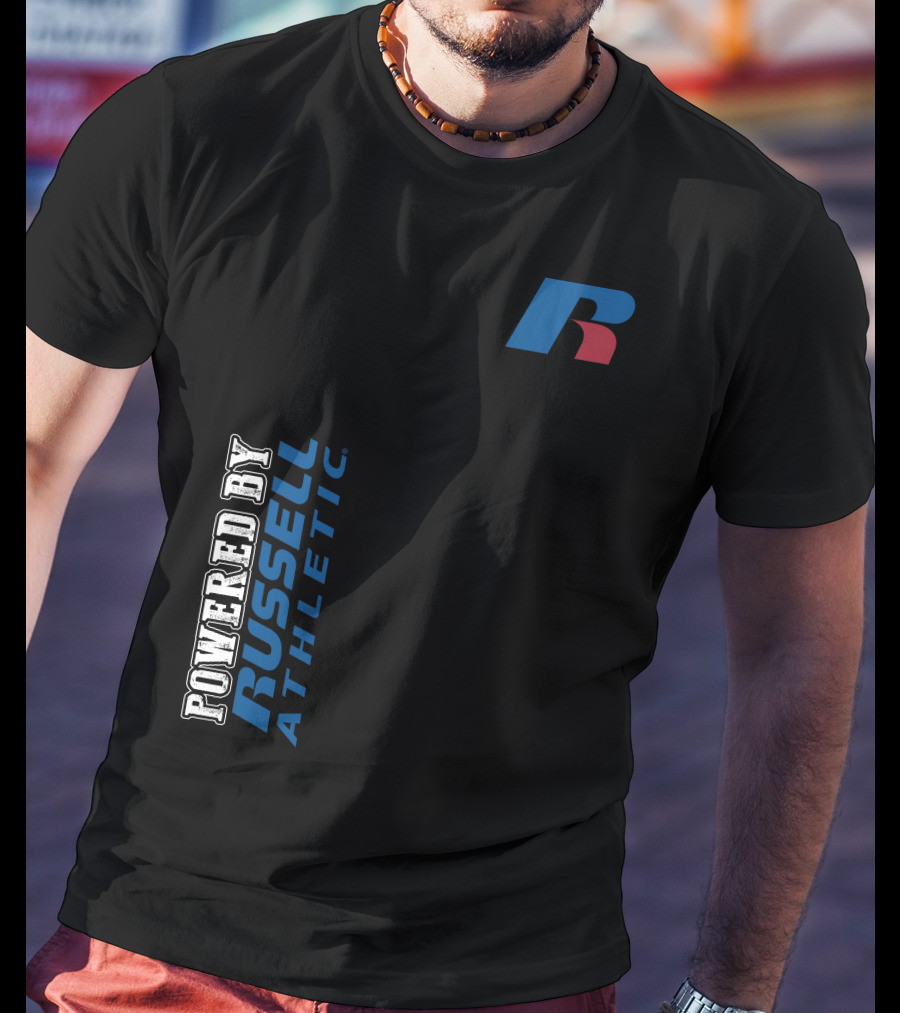 Powered By Russell Athletic R T-Shirt