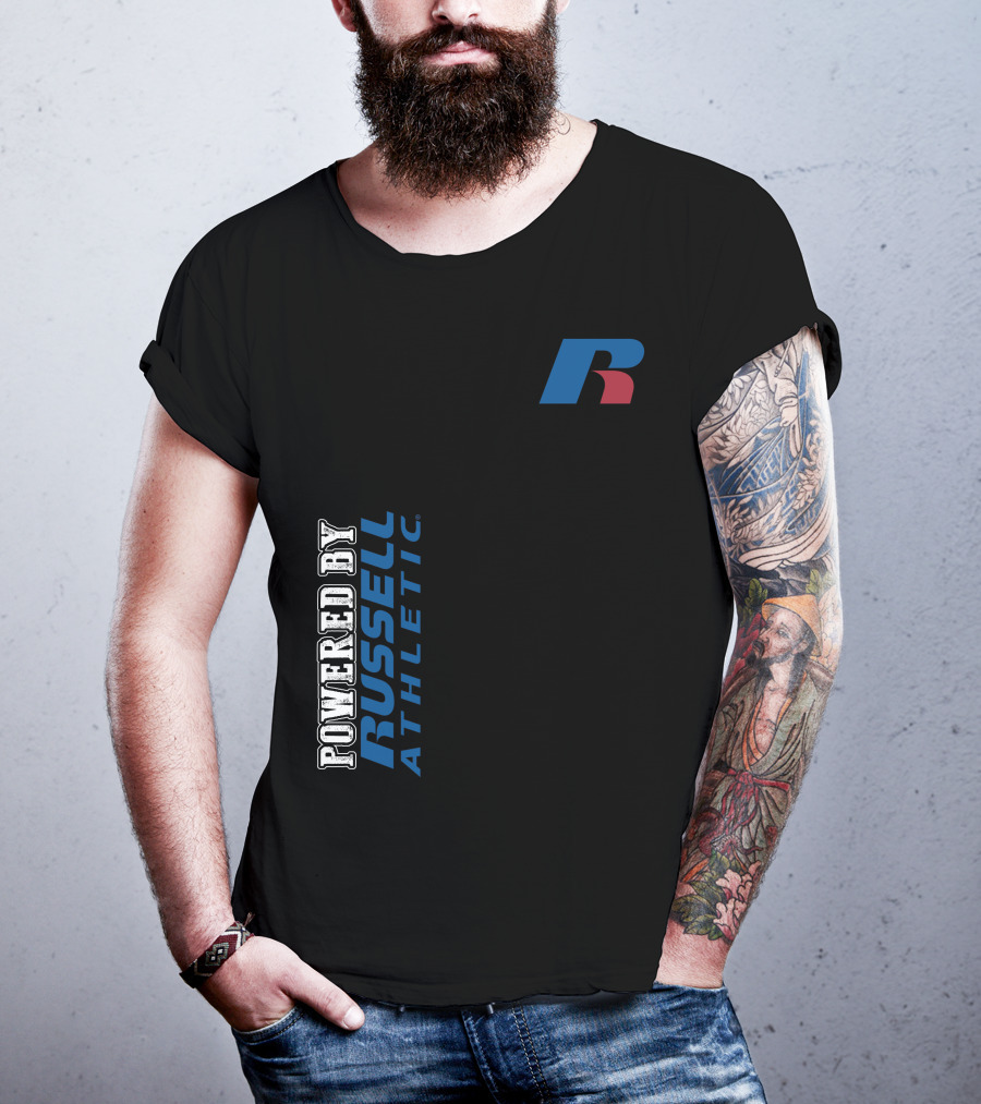 Powered By Russell Athletic R T-Shirt