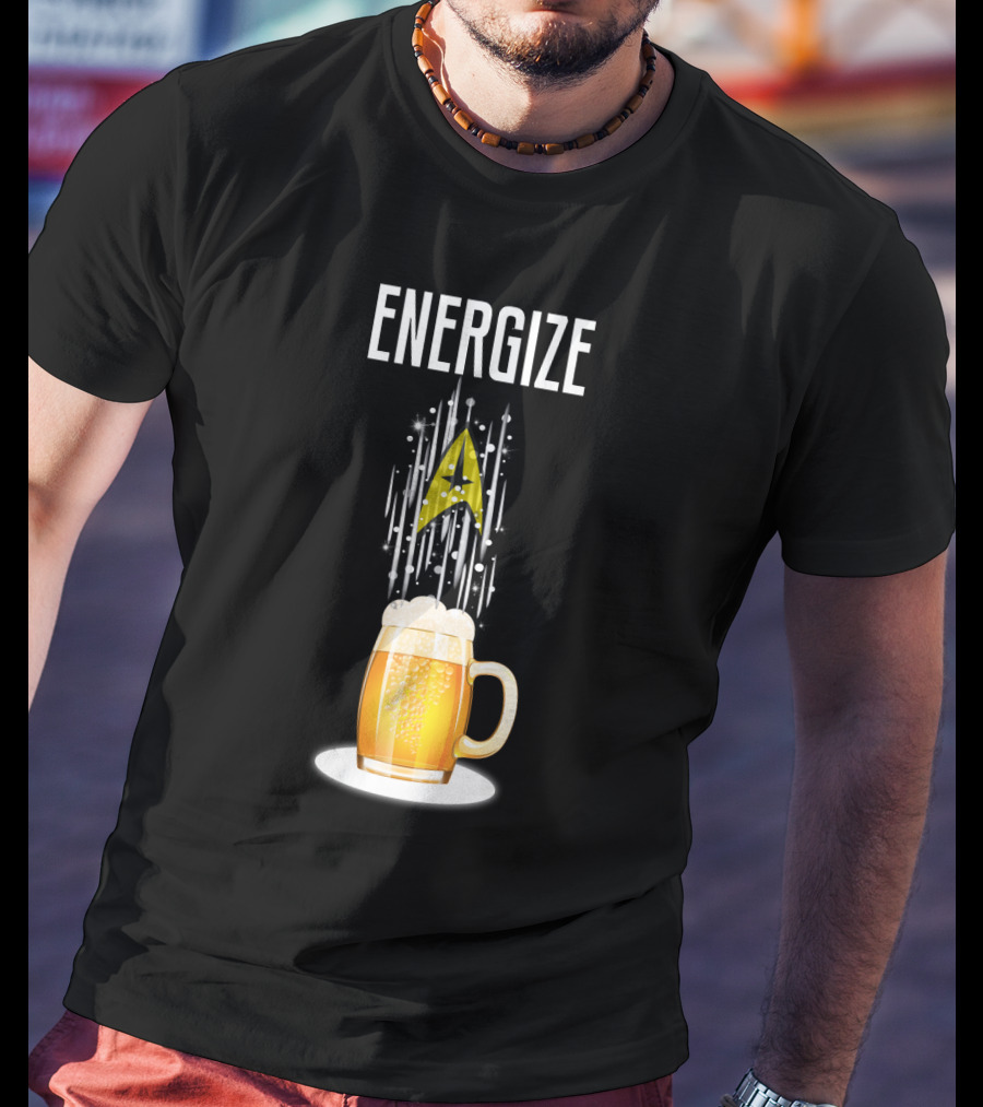 Energize Beer StarTR Badge T-Shirt