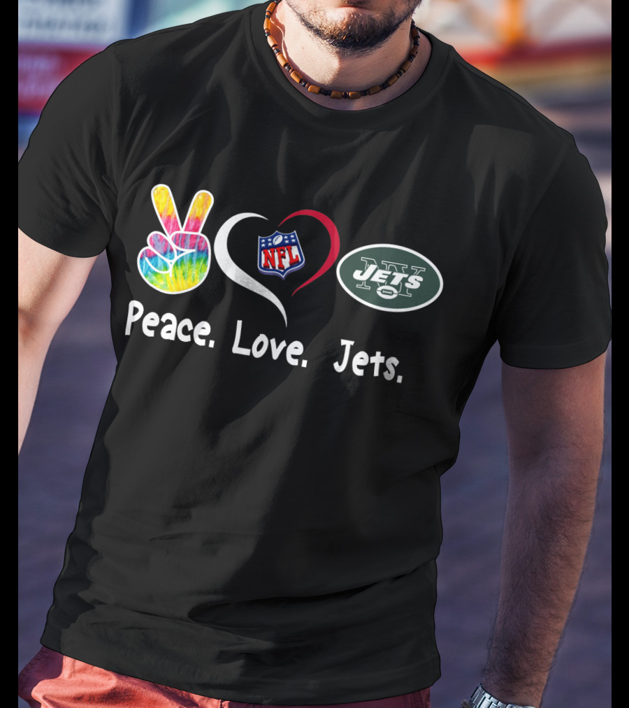 Peace Love NFL Jets T-Shirt