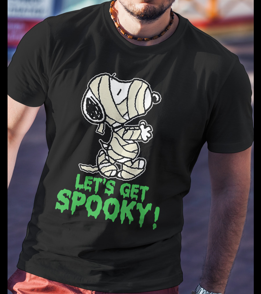 Let's Get Spooky Halloween Mummy Costume T-Shirt