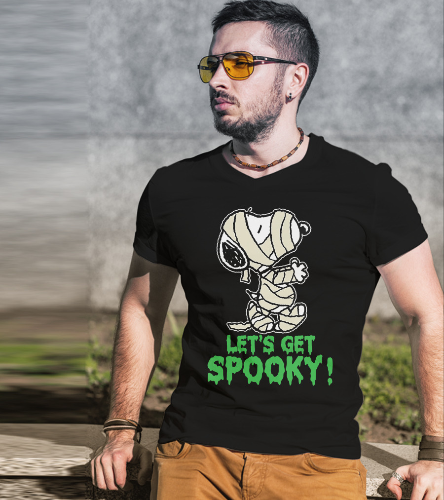 Let's Get Spooky Halloween Mummy Costume T-Shirt