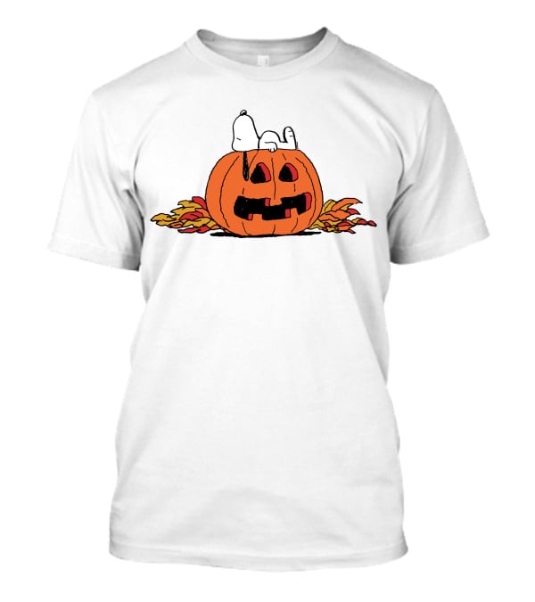 Snoopy Halloween Pumpkin Lantern T-Shirt