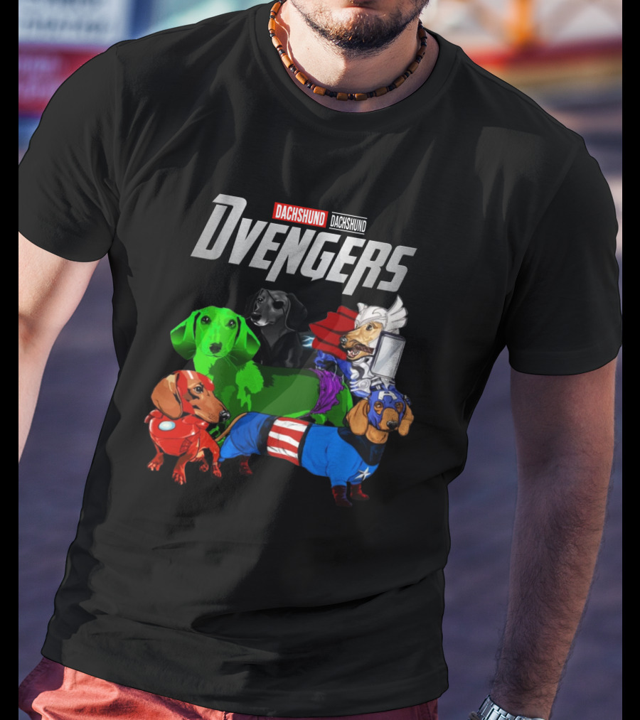 Dachshund Dachshund DVengers T-Shirt