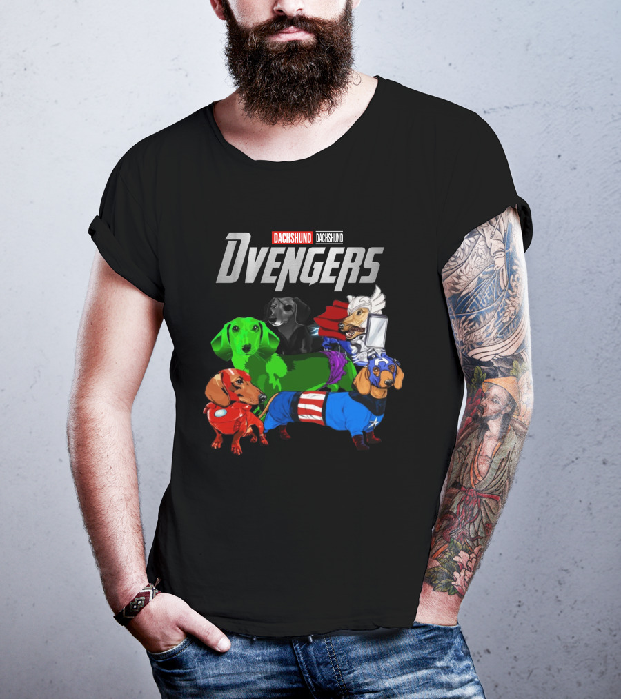 Dachshund Dachshund DVengers T-Shirt