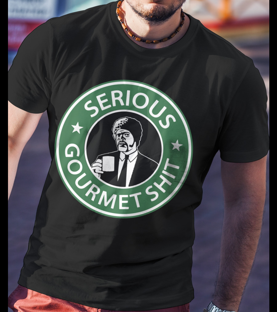 Serious Gourmet Shit Coffee Mug Pulp Fiction T-Shirt