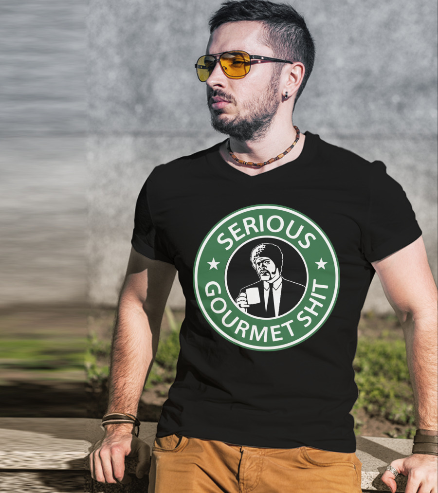 Serious Gourmet Shit Coffee Mug Pulp Fiction T-Shirt
