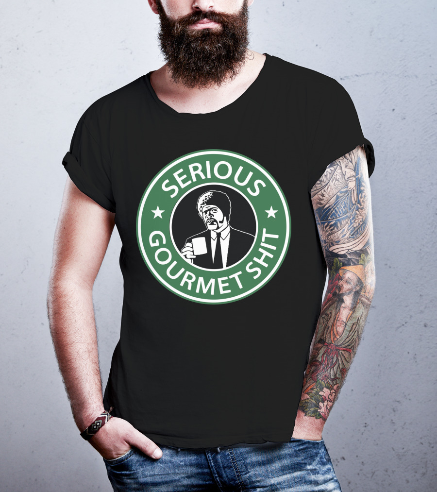Serious Gourmet Shit Coffee Mug Pulp Fiction T-Shirt