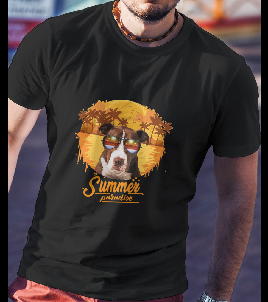 Summer Paradise Dogs T-Shirt