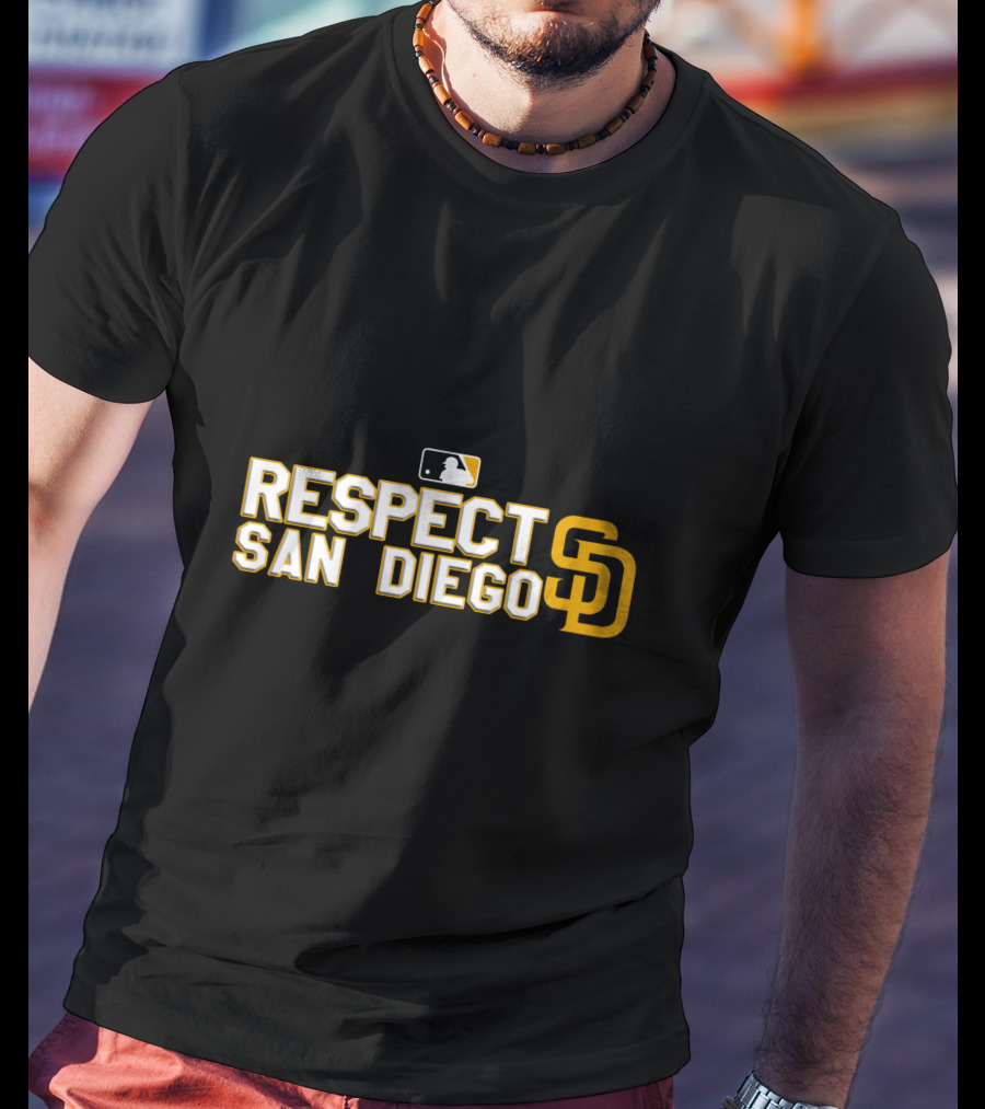Respect San Diego Padres MLB T-Shirt
