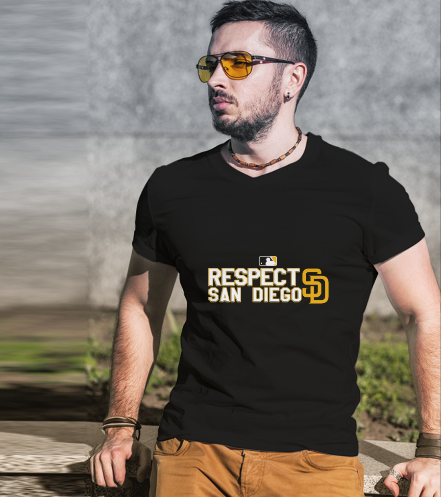Respect San Diego Padres MLB T-Shirt