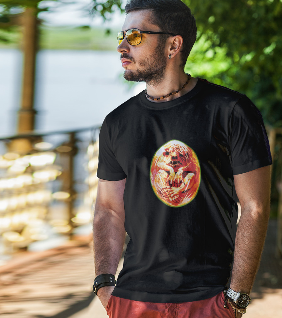 Prophecy Creature Emerging From Fiery Egg T-Shirt
