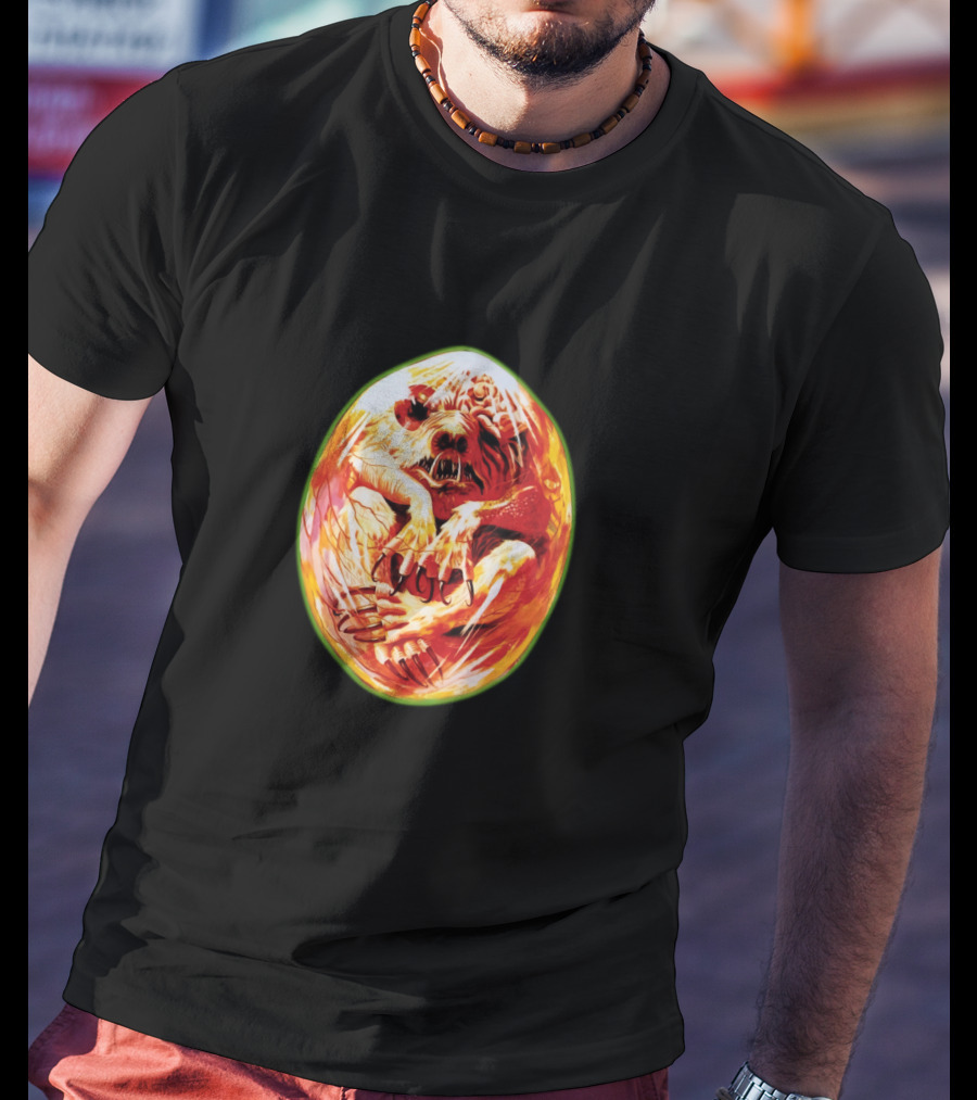 Prophecy Creature Emerging From Fiery Egg T-Shirt
