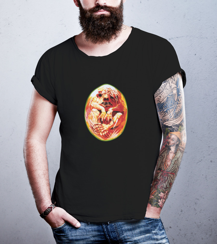 Prophecy Creature Emerging From Fiery Egg T-Shirt