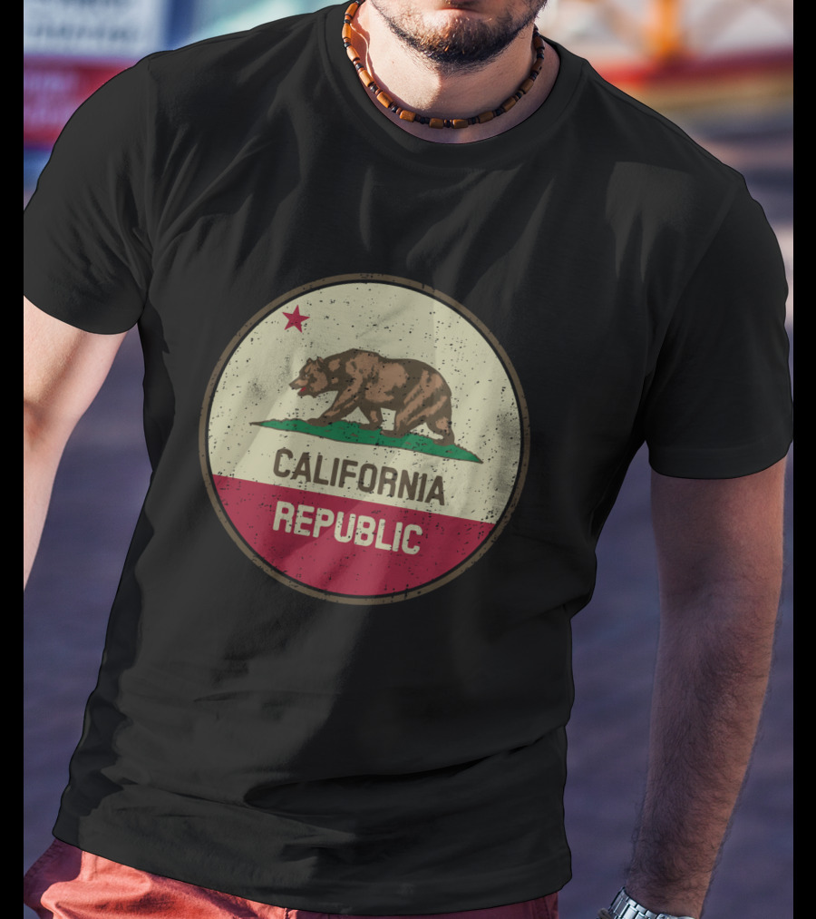 Vintage California Republic Bear Flag T-Shirt
